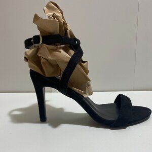 Black Open Toe Stiletto